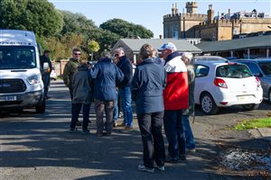 Waiting for the minibus